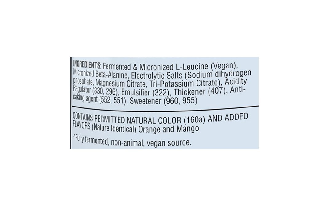 Procel Beta-Leucine Orange-Mango Flavor   Plastic Jar  400 grams